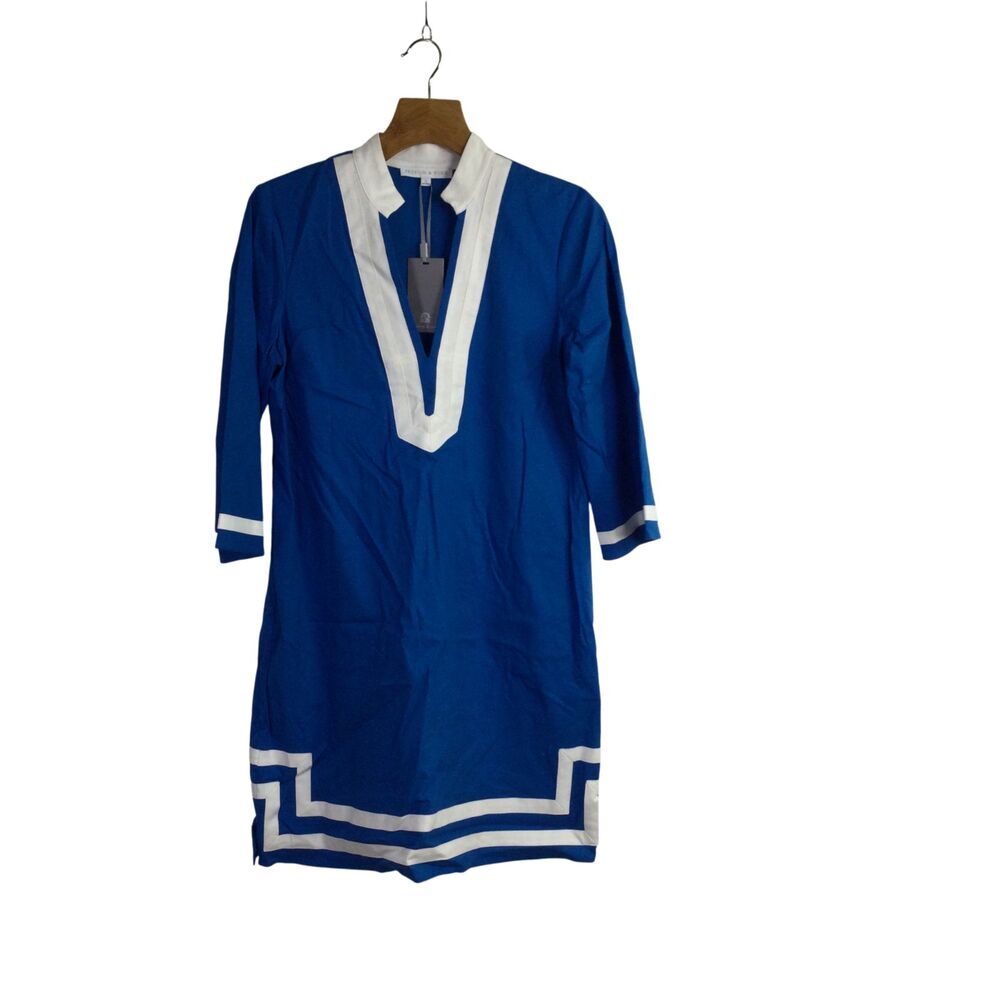 Preston & York Womens Embroidered Loretta Dress Stretch Grecian Size 6 NWT